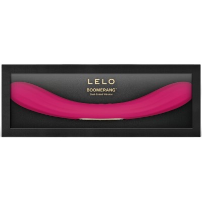 LELO - BOOMERANG VIBRADOR DE PONTA DUPLA CEREJA - D-245681 - Dona Pimenta
