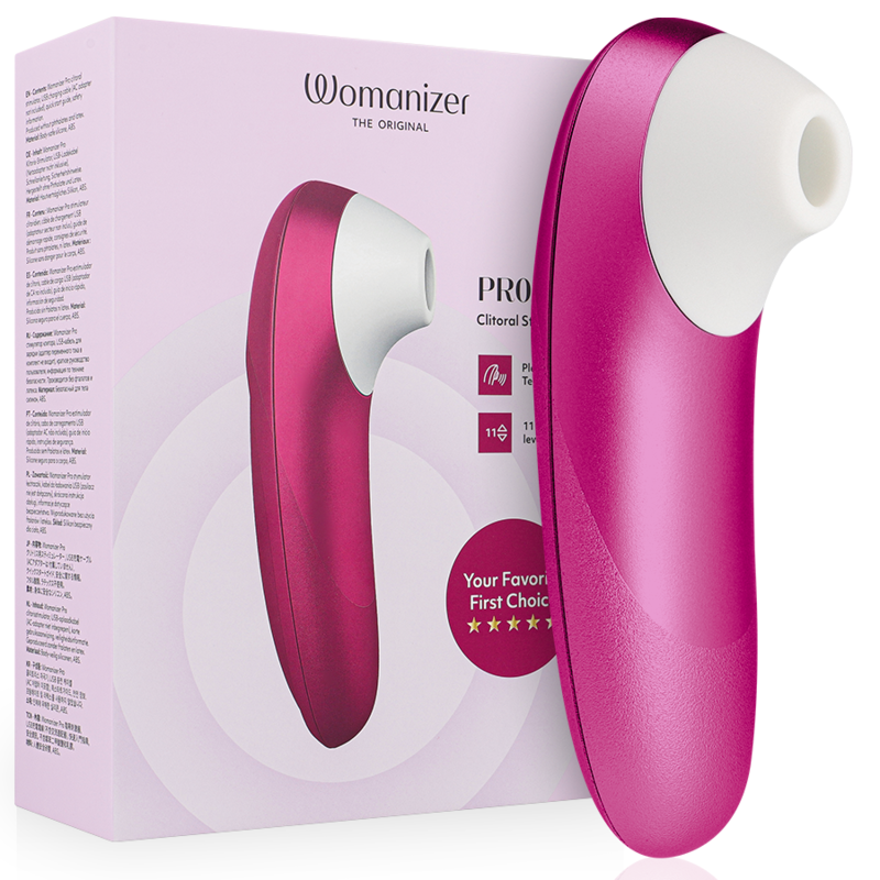 WOMANIZER - PRO VIBRANT CLITORIAL ESTIMULANTE ROSA - D-245715 - Dona Pimenta