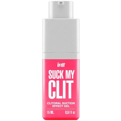INTT - SUCK MY CLIT GEL COM EFEITO DE SUCÇÃO MORANGO SILVESTRE 15 ML - D-245712 - Dona Pimenta