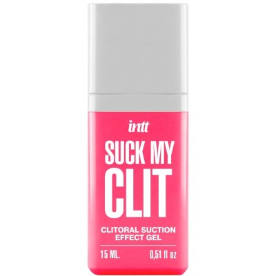INTT - SUCK MY CLIT GEL COM EFEITO DE SUCÇÃO MORANGO SILVESTRE 15 ML - D-245712 - Dona Pimenta