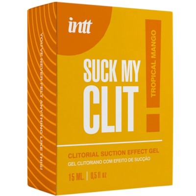 INTT - SUCK MY CLIT GEL COM EFEITO DE SUCÇÃO MANGA TROPICAL 15 ML - D-245711 - Dona Pimenta