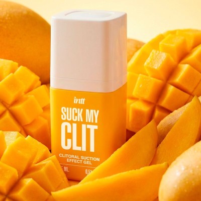 INTT - SUCK MY CLIT GEL COM EFEITO DE SUCÇÃO MANGA TROPICAL 15 ML - D-245711 - Dona Pimenta