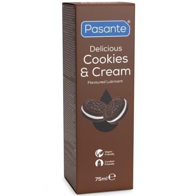 PASANTE - LUBRIFICANTE À BASE DE ÁGUA COM AROMA DE BISCOITOS E CREME 75 ML - D-245891 - Dona Pimenta