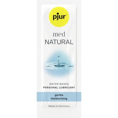 LUBRIFICANTE À BASE DE ÁGUA NATURAL PJUR MED 2 ML - D-230686 - Dona Pimenta