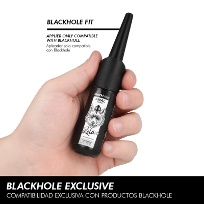 BLACK HOLE - APLICADOR DE LUBRIFICANTE ANAL TAMANHO P 30 ML - D-245174 - Dona Pimenta