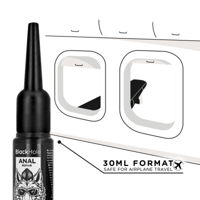 BLACK HOLE - APLICADOR DE LUBRIFICANTE ANAL TAMANHO P 30 ML - D-245174 - Dona Pimenta