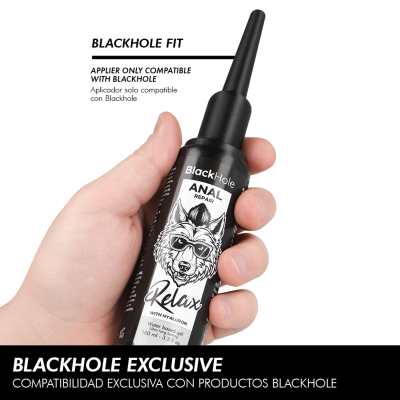 BLACK HOLE - APLICADOR DE LUBRIFICANTE ANAL TAMANHO G 100 ML - D-245175 - Dona Pimenta