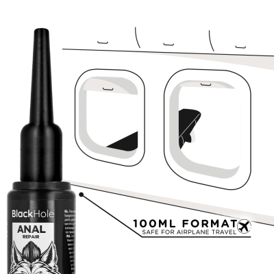 BLACK HOLE - APLICADOR DE LUBRIFICANTE ANAL TAMANHO G 100 ML - D-245175 - Dona Pimenta
