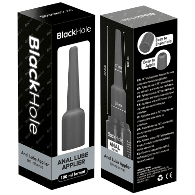 BLACK HOLE - APLICADOR DE LUBRIFICANTE ANAL TAMANHO G 100 ML - D-245175 - Dona Pimenta