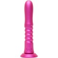 ROMP - JIGGLE VIBRADOR COM MOVIMENTOS PARA CIMA E PARA BAIXO COM VENTOSA ROSA - D-245860 - Dona Pimenta