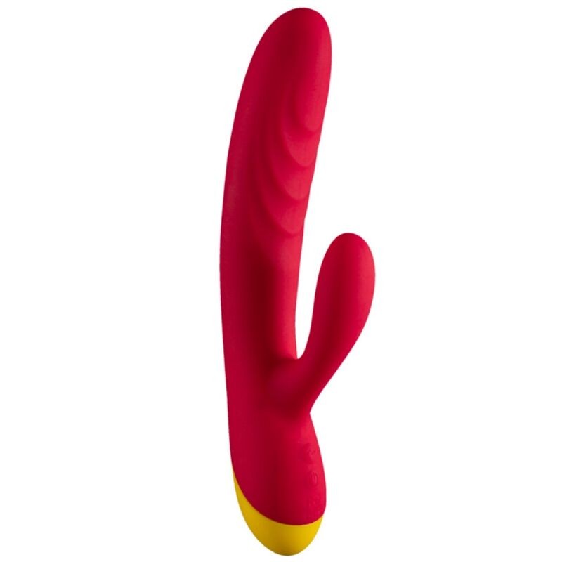 ROMP - JAZZ VIBRADOR COELHO RECARREGÁVEL VERMELHO - D-245870 - Dona Pimenta