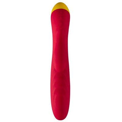 ROMP - JAZZ VIBRADOR COELHO RECARREGÁVEL VERMELHO - D-245870 - Dona Pimenta