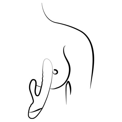 ROMP - JAZZ VIBRADOR COELHO RECARREGÁVEL VERMELHO - D-245870 - Dona Pimenta