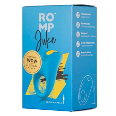 ROMP - JUKE ANEL PENIANO DE SILICONE COM VIBRADOR PARA ESTIMULAÇÃO CLITÓRICA - D-245885 - Dona Pimenta