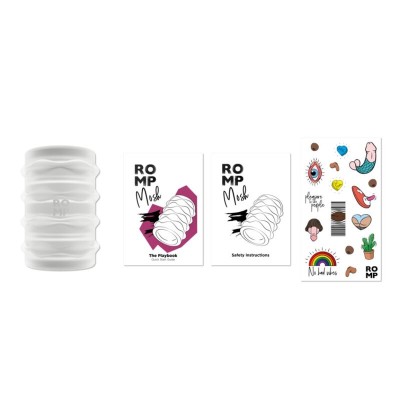 ROMP - MOSH MASTURBADOR MASCULINO TRANSPARENTE COM BAINHA REVERSÍVEL DE 6 CM - D-245890 - Dona Pimenta
