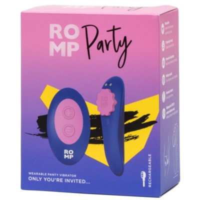 ROMP - CALCINHA DE SILICONE VIBRATÓRIA MAGNÉTICA PARA FESTAS COM CONTROLE REMOTO - D-245862 - Dona Pimenta