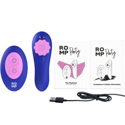 ROMP - CALCINHA DE SILICONE VIBRATÓRIA MAGNÉTICA PARA FESTAS COM CONTROLE REMOTO - D-245862 - Dona Pimenta