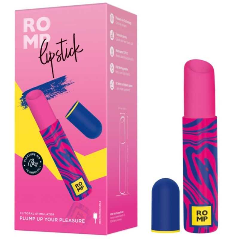 ROMP - BATOM ESTIMULANTE CLITÓRIS 7 NÍVEIS - D-245864 - Dona Pimenta