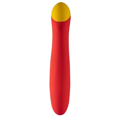 ROMP - HYPE VIBRADOR MULTIFUNCIONAL PARA PONTO G VERMELHO - D-245874 - Dona Pimenta