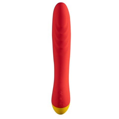 ROMP - HYPE VIBRADOR MULTIFUNCIONAL PARA PONTO G VERMELHO - D-245874 - Dona Pimenta