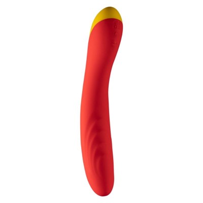 ROMP - HYPE VIBRADOR MULTIFUNCIONAL PARA PONTO G VERMELHO - D-245874 - Dona Pimenta