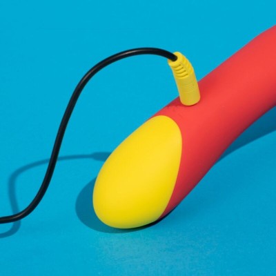 ROMP - HYPE VIBRADOR MULTIFUNCIONAL PARA PONTO G VERMELHO - D-245874 - Dona Pimenta