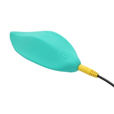 ROMP - WAVE VIBRADOR DE ONDAS, ESTIMULADOR CLITORIANO, FORMATO ERGONÔMICO, VERDE-ÁGUA - D-245880 - Dona Pimenta