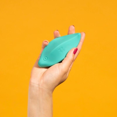 ROMP - WAVE VIBRADOR DE ONDAS, ESTIMULADOR CLITORIANO, FORMATO ERGONÔMICO, VERDE-ÁGUA - D-245880 - Dona Pimenta