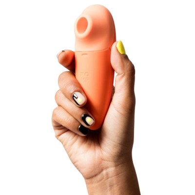 ROMP - SWITCH X ESTIMULADOR CLITORIAL 6 NÍVEIS LARANJA - D-245883 - Dona Pimenta