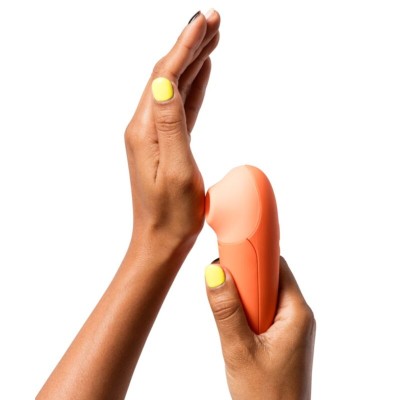 ROMP - SWITCH X ESTIMULADOR CLITORIAL 6 NÍVEIS LARANJA - D-245883 - Dona Pimenta