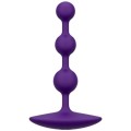 ROMP - AMP CONTAS ANAL DE SILICONE FLEXÍVEIS ROXAS 12,5 CM ROXAS - D-245888 - Dona Pimenta