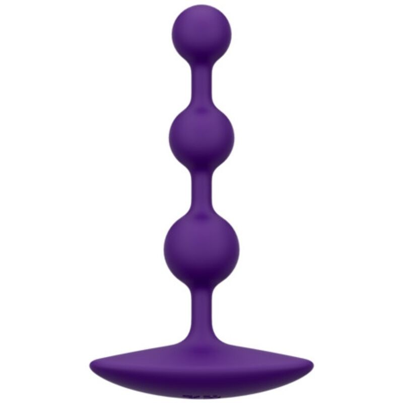 ROMP - AMP CONTAS ANAL DE SILICONE FLEXÍVEIS ROXAS 12,5 CM ROXAS - D-245888 - Dona Pimenta