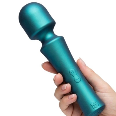 ROMP - PRESTO MINI WAND VIBRATOR COM CABEÇA FLEXÍVEL VERDE - D-245869 - Dona Pimenta