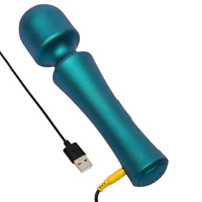 ROMP - PRESTO MINI WAND VIBRATOR COM CABEÇA FLEXÍVEL VERDE - D-245869 - Dona Pimenta