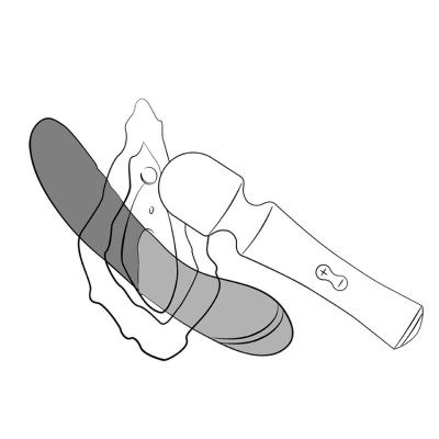 ROMP - PRESTO MINI WAND VIBRATOR COM CABEÇA FLEXÍVEL VERDE - D-245869 - Dona Pimenta