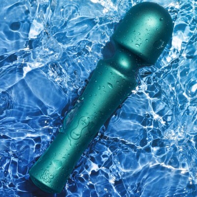 ROMP - PRESTO MINI WAND VIBRATOR COM CABEÇA FLEXÍVEL VERDE - D-245869 - Dona Pimenta