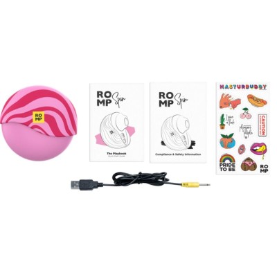 ROMP - SPIN CLITORAL SUCTION ANTITUDE COM ABERTURA E FECHAMENTO ROTATIVOS - D-245863 - Dona Pimenta