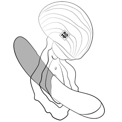 ROMP - SPIN CLITORAL SUCTION ANTITUDE COM ABERTURA E FECHAMENTO ROTATIVOS - D-245863 - Dona Pimenta