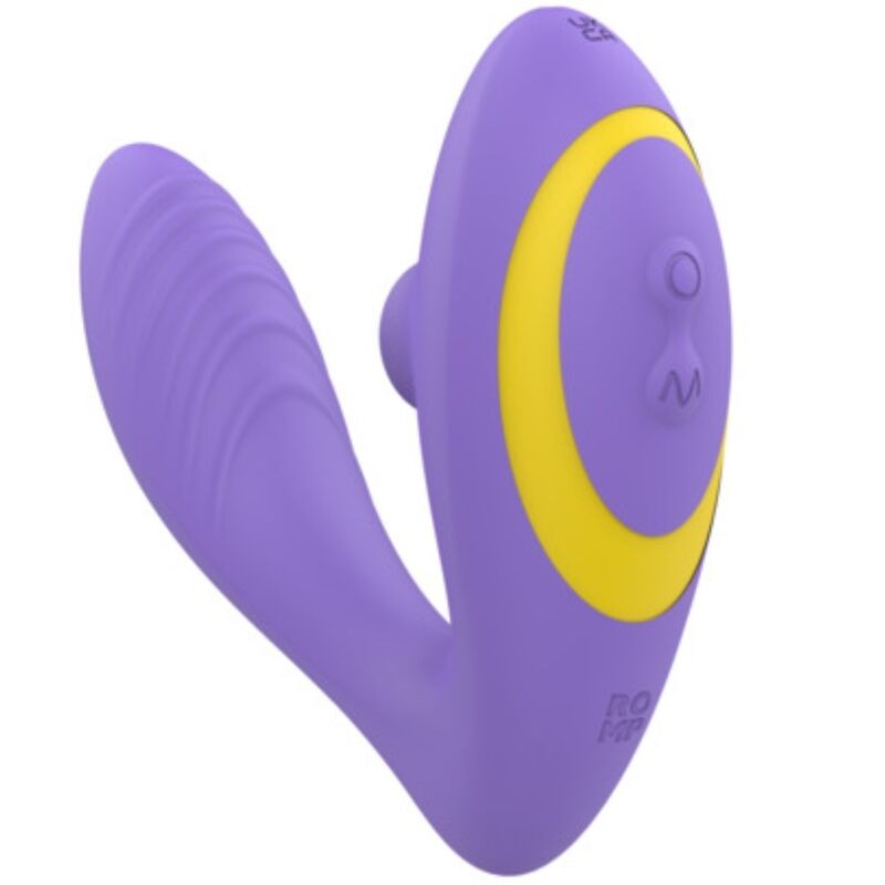 ROMP - REVERB ESTIMULADOR DE PONTO G E DISPOSITIVO DE SUCÇÃO CLITORIAL REVERB ROXO - D-245865 - Dona Pimenta
