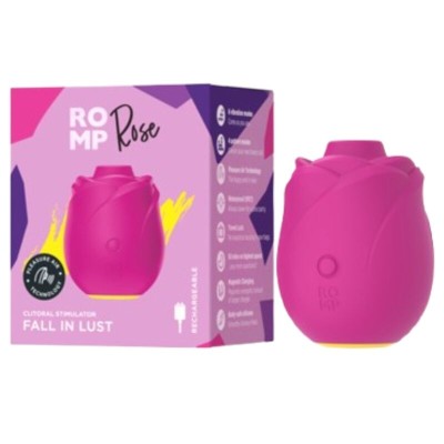 ROMP - ROSE Aparelho de sucção clitoriana em formato de rosa - D-245867 - Dona Pimenta