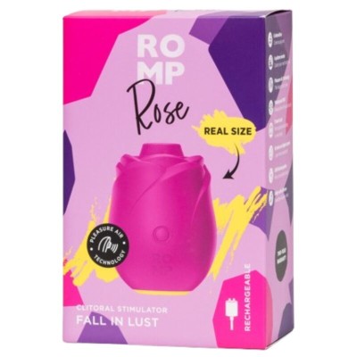 ROMP - ROSE Aparelho de sucção clitoriana em formato de rosa - D-245867 - Dona Pimenta