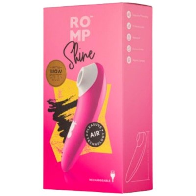 ROMP - SHINE X SUCÇÃO CLITORIAL 10 NÍVEIS ROSA - D-245868 - Dona Pimenta