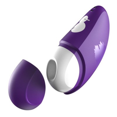 ROMP - FREE ESTIMULADOR CLITORIAL GRÁTIS COM TAMPA, 10 NÍVEIS, RECARREGÁVEL, ROXO - D-245872 - Dona Pimenta