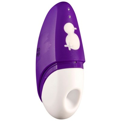 ROMP - FREE ESTIMULADOR CLITORIAL GRÁTIS COM TAMPA, 10 NÍVEIS, RECARREGÁVEL, ROXO - D-245872 - Dona Pimenta
