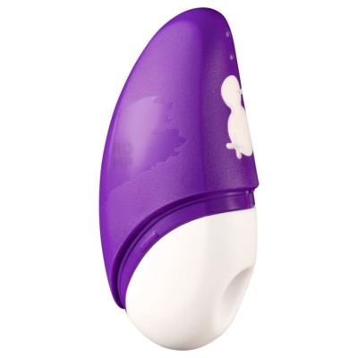 ROMP - FREE ESTIMULADOR CLITORIAL GRÁTIS COM TAMPA, 10 NÍVEIS, RECARREGÁVEL, ROXO - D-245872 - Dona Pimenta