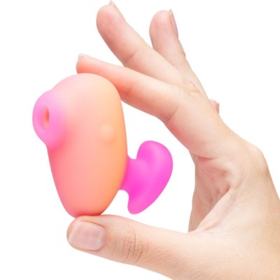 ROMP - KISS VIBRADOR DE DEDO RECARREGÁVEL COM SUCÇÃO CLITÓRICA - D-245873 - Dona Pimenta
