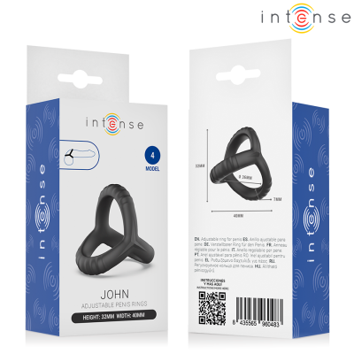 INTENSE - JOHN ANEL PENIANO TRIPLO AJUSTÁVEL MODELO 4 - D-245143 - Dona Pimenta