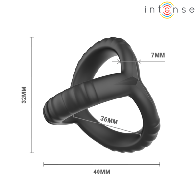 INTENSE - JOHN ANEL PENIANO TRIPLO AJUSTÁVEL MODELO 4 - D-245143 - Dona Pimenta