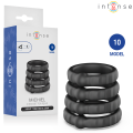 INTENSE - MICHIEL CONJUNTO DE 4 ANÉIS PENIANOS MODELO 10 - D-245149 - Dona Pimenta