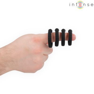 INTENSE - MICHIEL CONJUNTO DE 4 ANÉIS PENIANOS MODELO 10 - D-245149 - Dona Pimenta